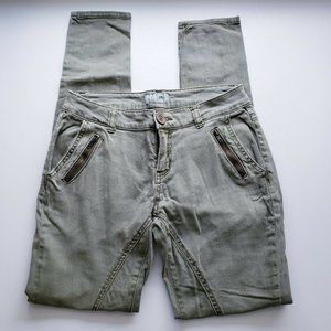 Delia’s Olive Green Skinny Jeans  4